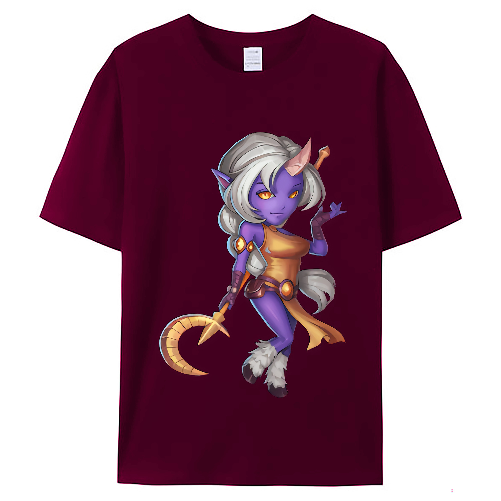 （画像用） リーグ・オブ・レジェンド League of Legends LOL レディースカジュアルプリントTシャツ（綿100％）